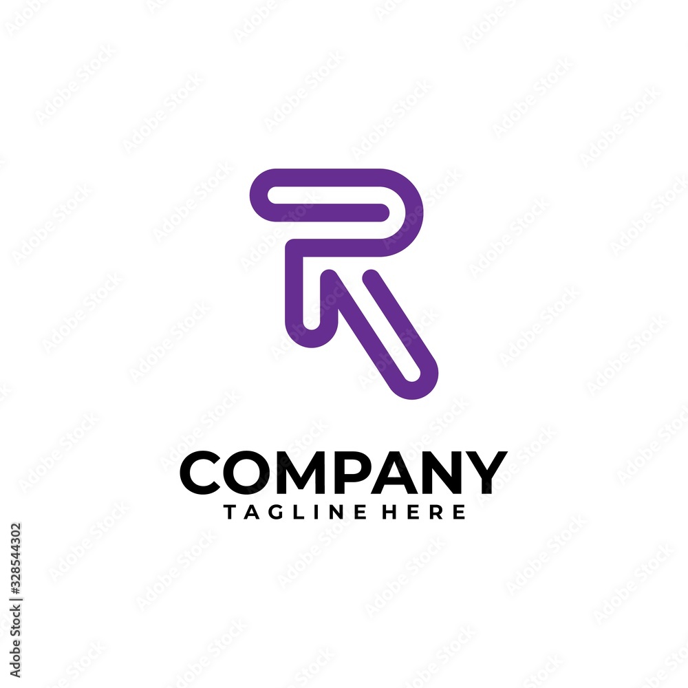 initial letter R logo design vector inspiration initial letter R logo design vector inspiration