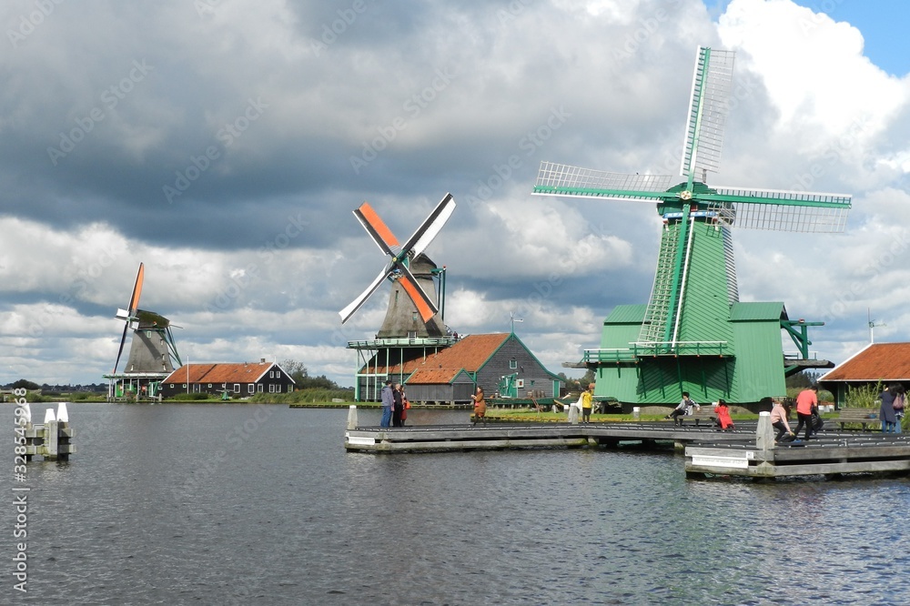 Zaanse Schans, The Netherlands, Windmills