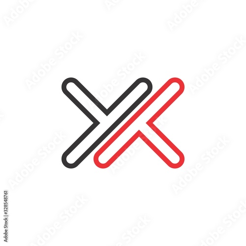 YT letter logo design vector