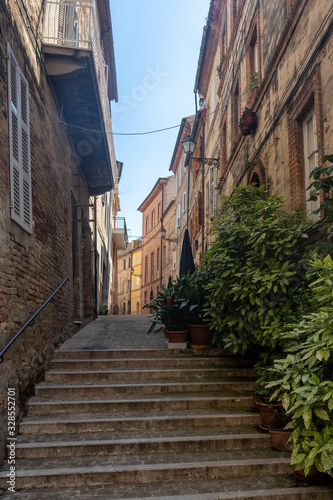 Montefiore dell Aso  historic town in Marche  Italy