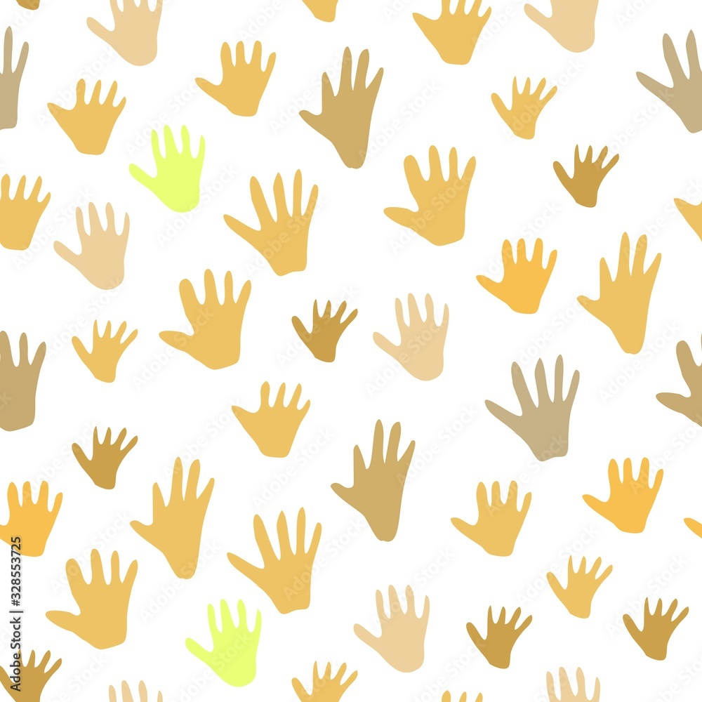Fototapeta premium seamless pattern of the abstract hands, arms