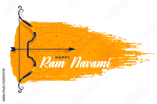 bow and arrow design for ram navami festival