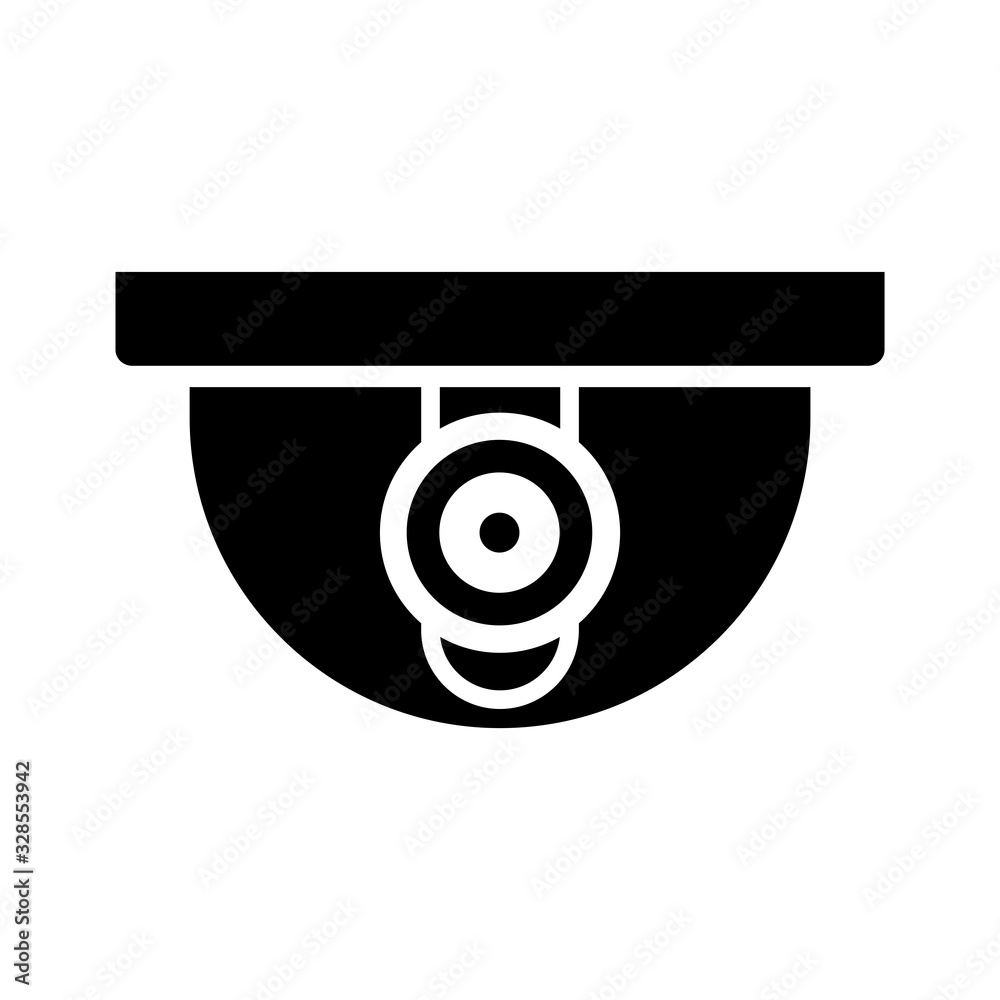 surveillance camera icon vector template surveillance camera icon vector template