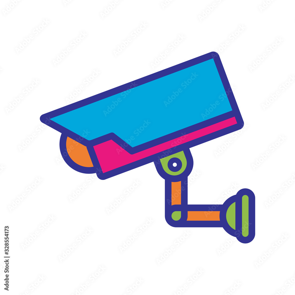 surveillance camera icon vector template surveillance camera icon vector template