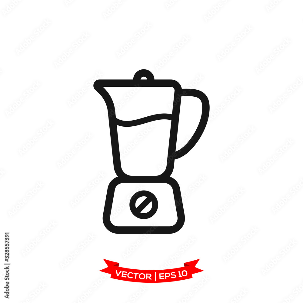 blender icon in trendy flat design blender icon in trendy flat design