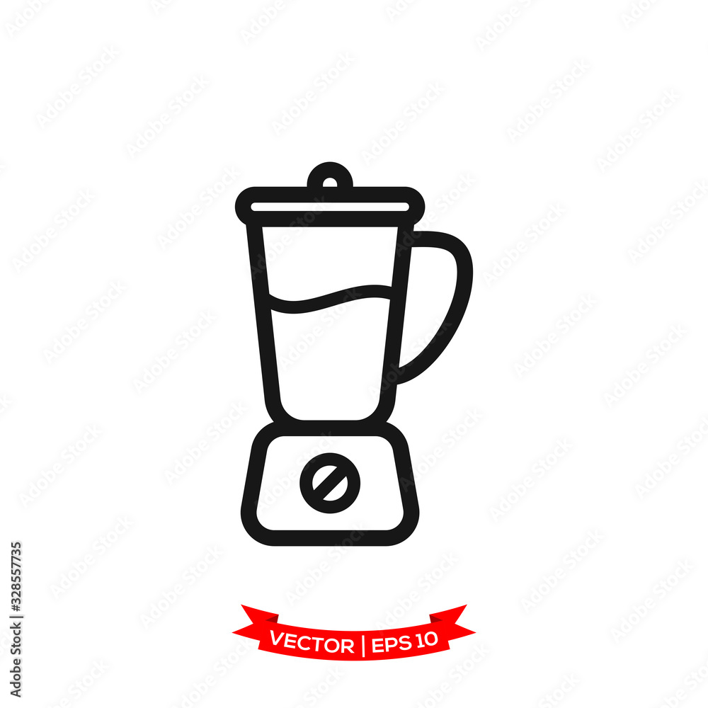 blender icon in trendy flat design blender icon in trendy flat design