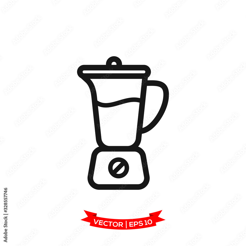 blender icon in trendy flat design blender icon in trendy flat design