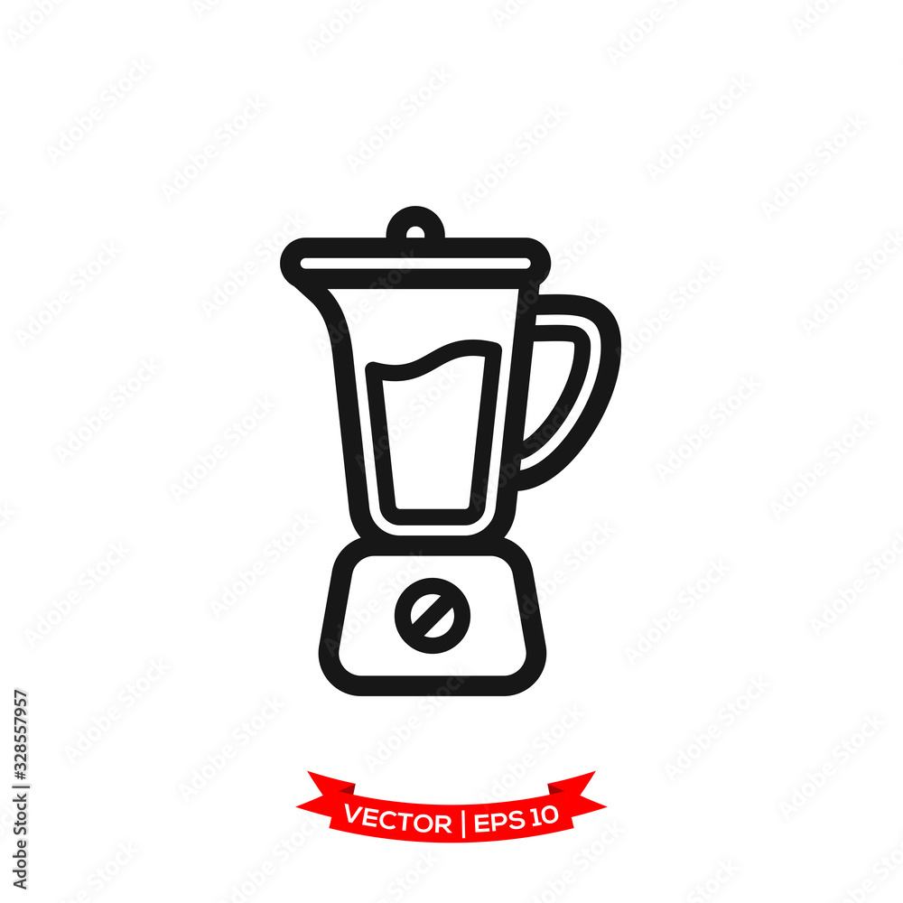 blender icon in trendy flat design blender icon in trendy flat design