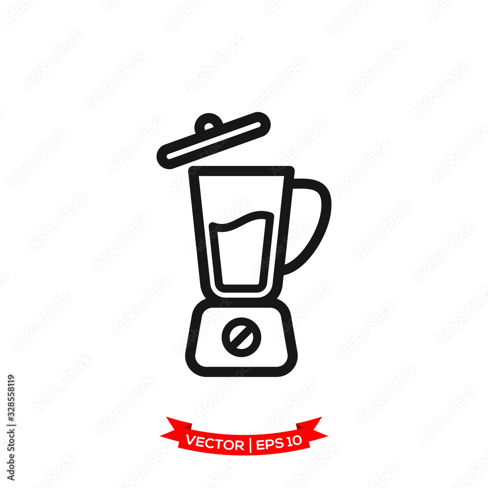 blender icon in trendy flat design blender icon in trendy flat design