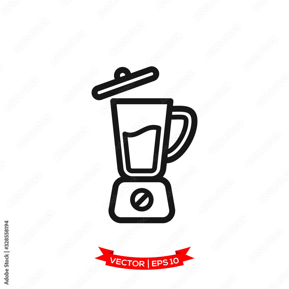 blender icon in trendy flat design blender icon in trendy flat design