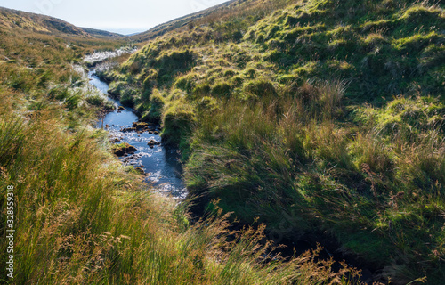 A small stream near the summit of the Hill of Stake, Renfrewshire, Scotland, UK © Ian