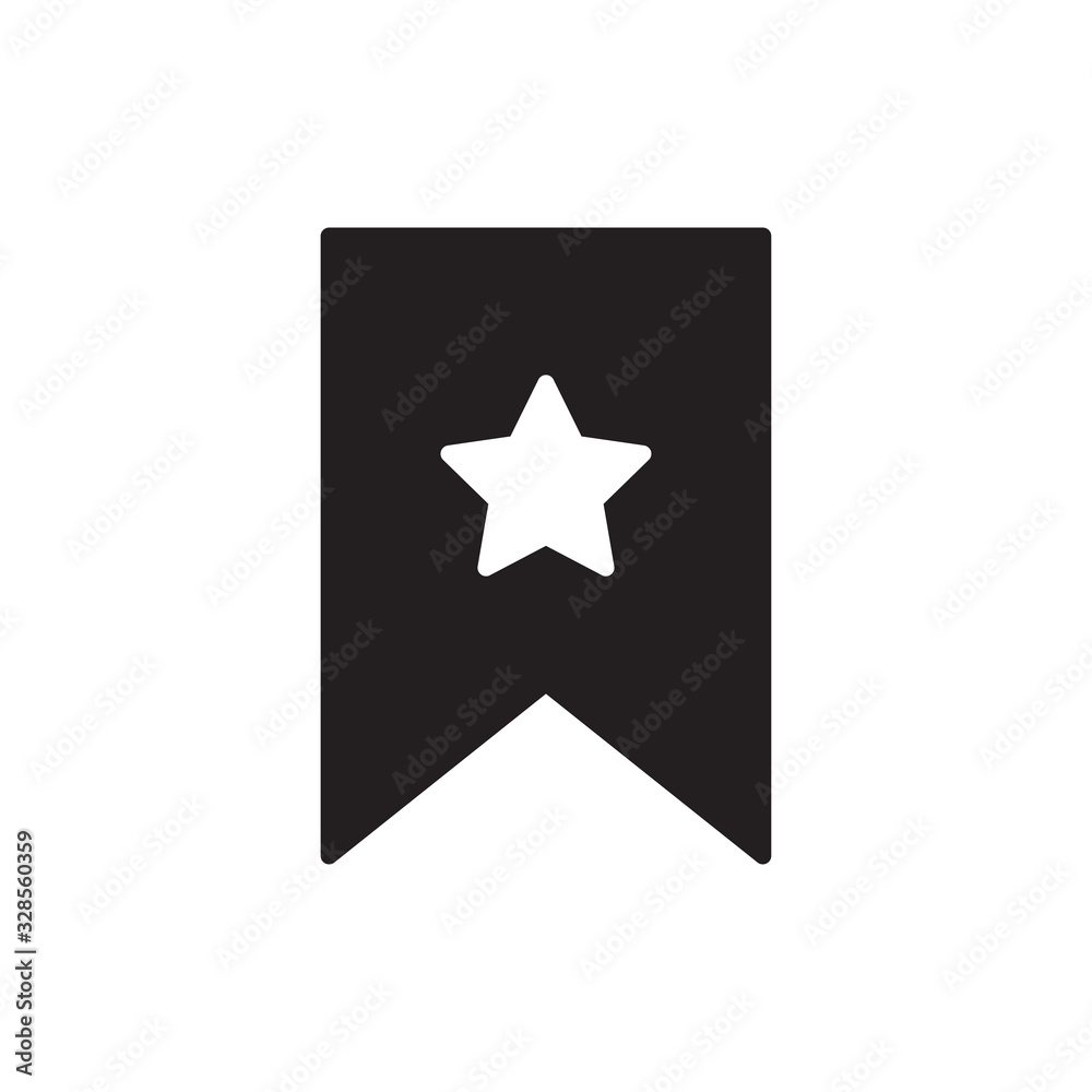 bookmark icon in trendy flat style bookmark icon in trendy flat style