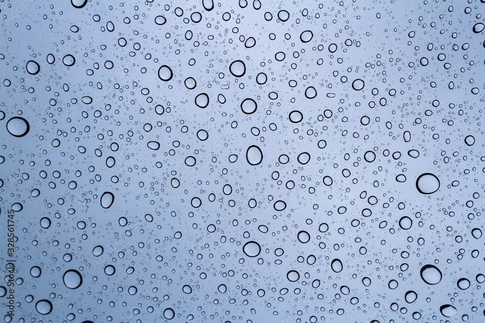 water droplets on glass water droplets on glass