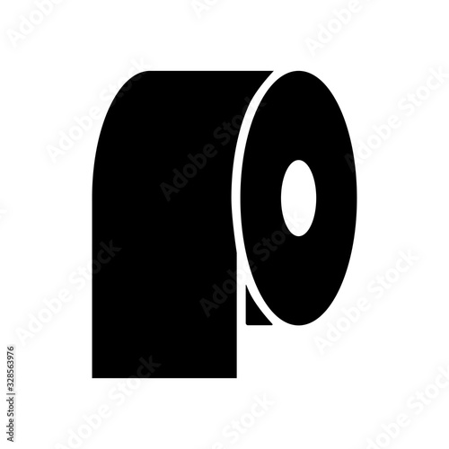 tissue toilet icon vector template