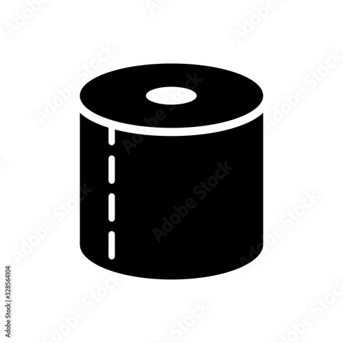tissue toilet icon vector template