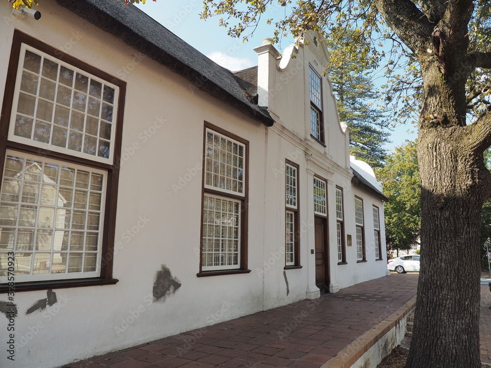 Stellenbosch - Universitätsstadt in der südafrikanischen Provinz Westkap, inmitten von Weinbergen