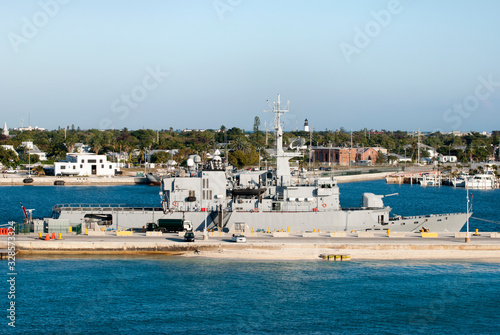 Key West Town Military Ship