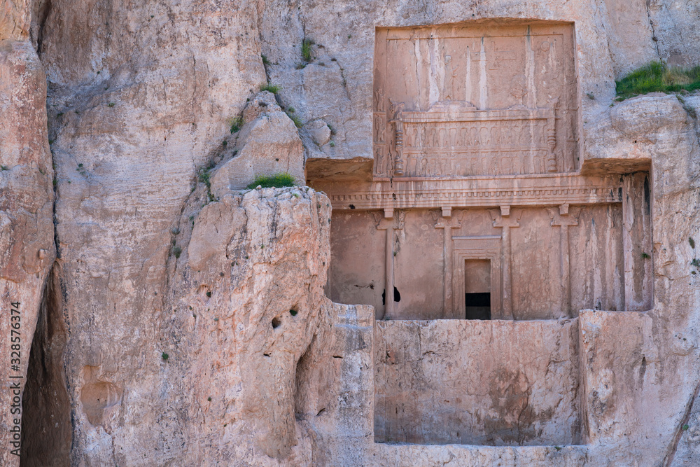Tomb of Darius the Great, Naqsh-e Rostam Necropolis, Fars Province, Iran, Western Asia, Asia, Middle East, Unesco World Heritage Site Tomb of Darius the Great, Naqsh-e Rostam Necropolis, Fars Province, Iran, Western Asia, Asia, Middle East, Unesco World Heritage Site
