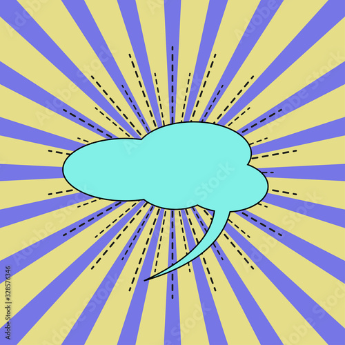 Burst in pop art style. Dia...