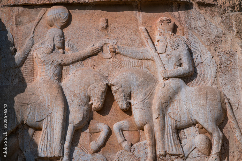 Naqsh-e Rostam Necropolis, Fars Province, Iran, Western Asia, Asia, Middle East, Unesco World Heritage Site