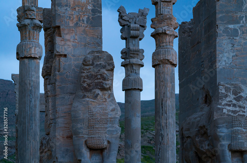 Persepolis, Ceremonial capital of Achaemenid Empire, Fars Province, Iran, Western Asia, Asia, Middle East, Unesco World Heritage Site photo