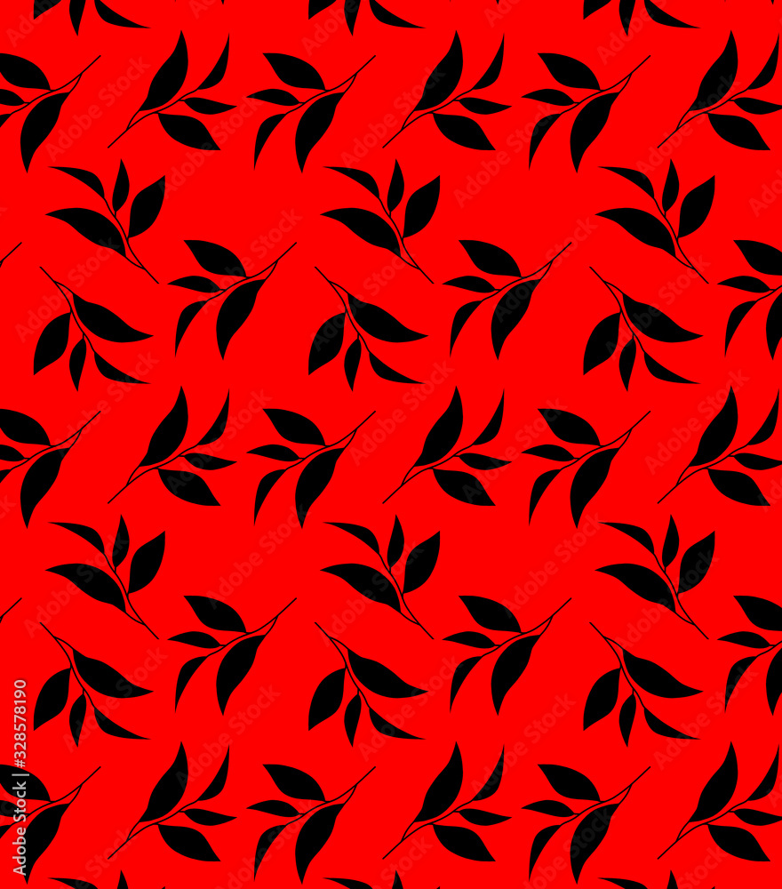 seamless floral pattern with autumn leaves seamless floral pattern with autumn leaves