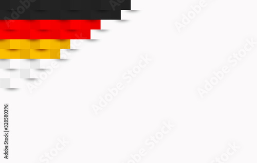 germany flag abstract background with white, black,red and yellow color