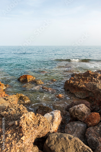 A clear day at the Renega de Oropesa beach