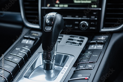 Gear handle of a car