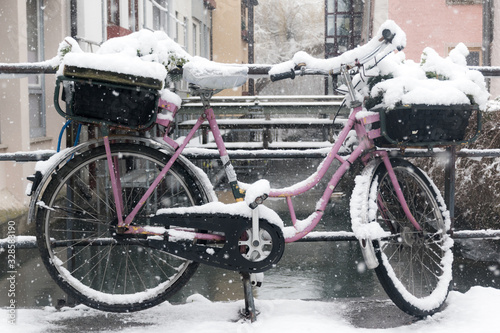 Fahrrad im Winter © David