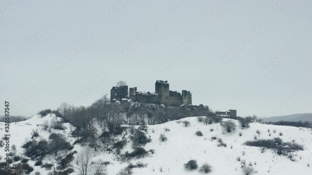 Ruins of a citadel from Transylvania during winter time.
The Soimos Fortress is located near Arad City - Romania. Ruins of a citadel from Transylvania during winter time.
The Soimos Fortress is located near Arad City - Romania.