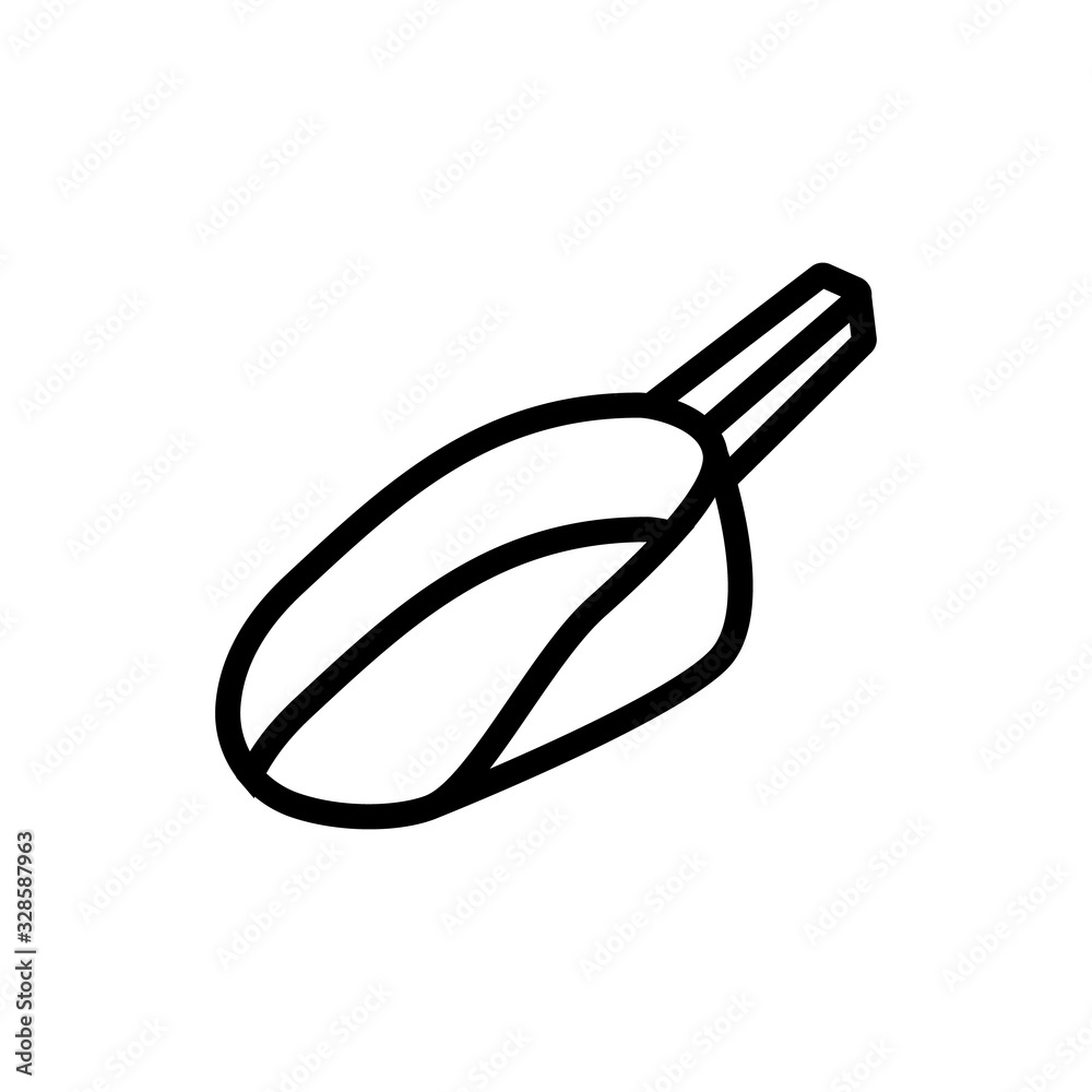 cat litter Icon vector. Thin line sign. Isolated contour symbol illustration cat litter Icon vector. Thin line sign. Isolated contour symbol illustration