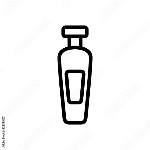fragrant perfume icon vector. Thin line sign. Isolated contour symbol illustration