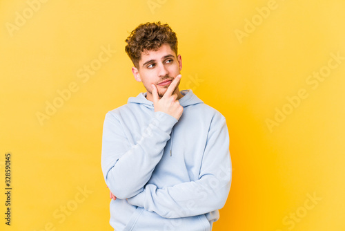 contemplating, planning a strategy, thinking about the way of a business.