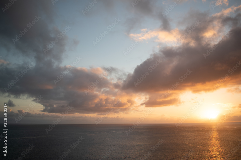 Storms along the shoreline in St Kitts