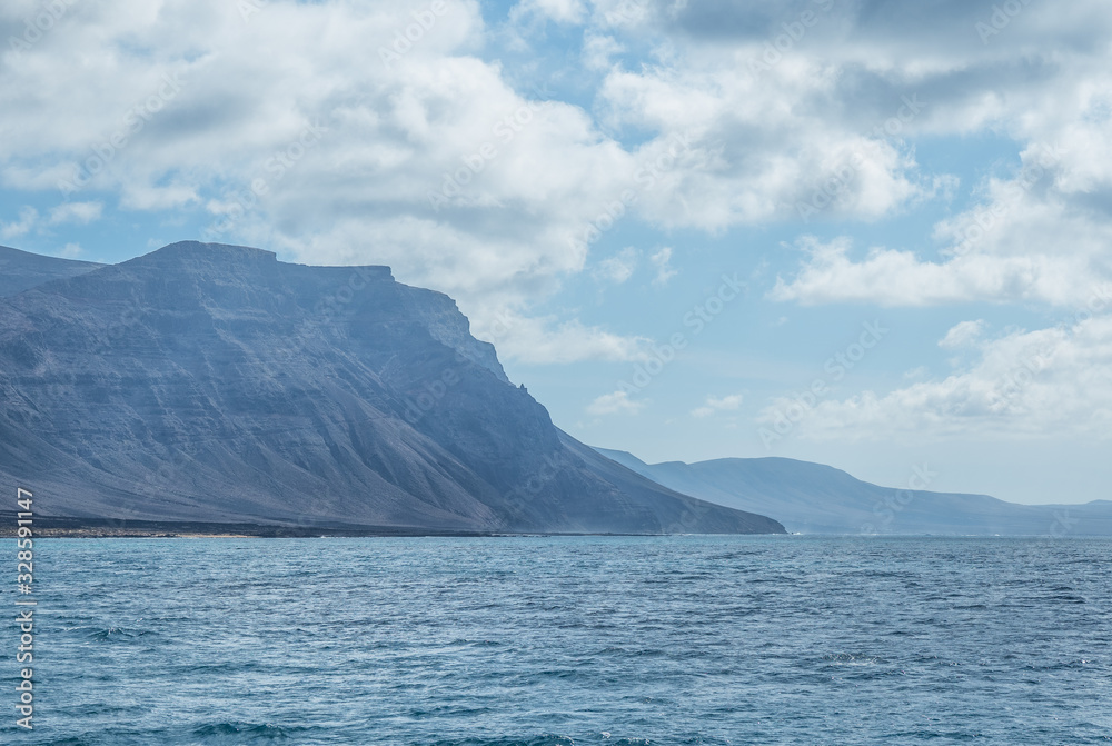 Seascape on island Lanzarote, Canary Islands Seascape on island Lanzarote, Canary Islands