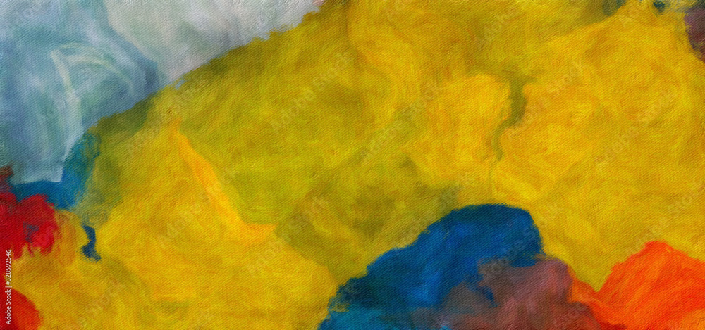 Abstract art background for interior wall prints, decorate printable products and create trendy graphic or web works. Large brush strokes drawing on canvas. Bright colors and unusual form design Abstract art background for interior wall prints, decorate printable products and create trendy graphic or web works. Large brush strokes drawing on canvas. Bright colors and unusual form design