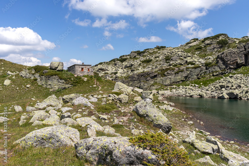 Landscape of The Scary Lake, Rila Mountain, Bulgaria