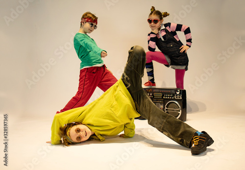 Photography dancing kids, happy kids, little bullies, hip-hop kids, breakdance kids
