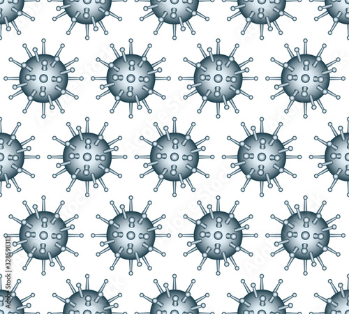 Abstract coronavirus pattern