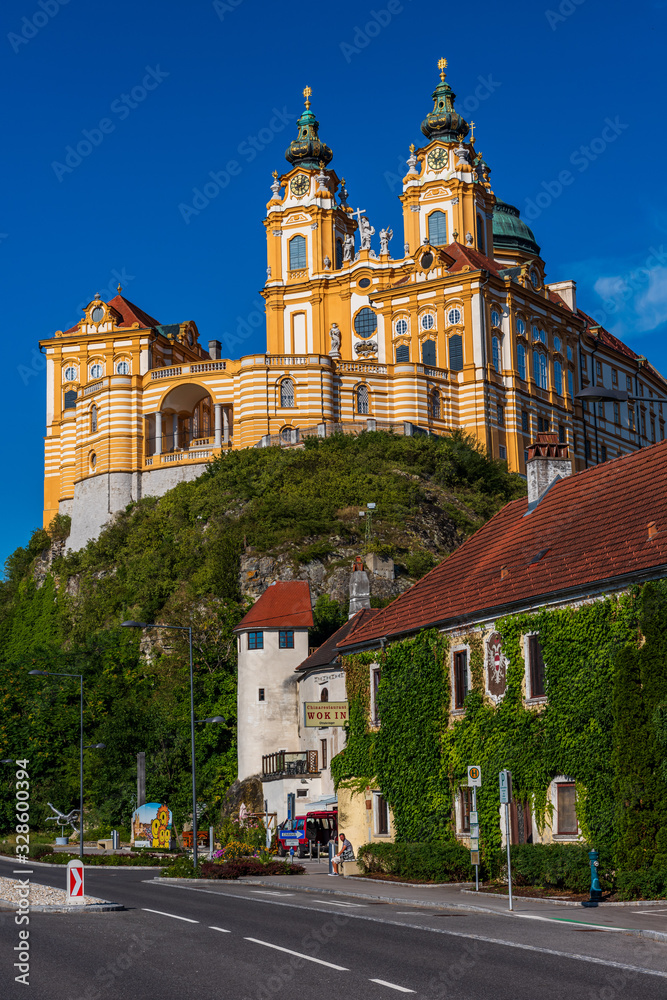 Melk Abbey in Wachau, Austria