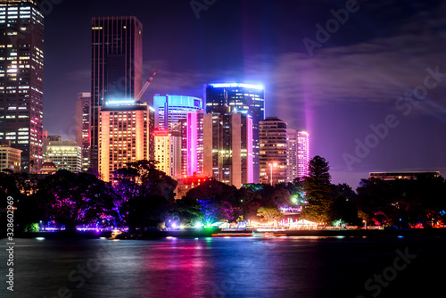 Vivid Sydney, Sydney Harbour, Australia © Gary