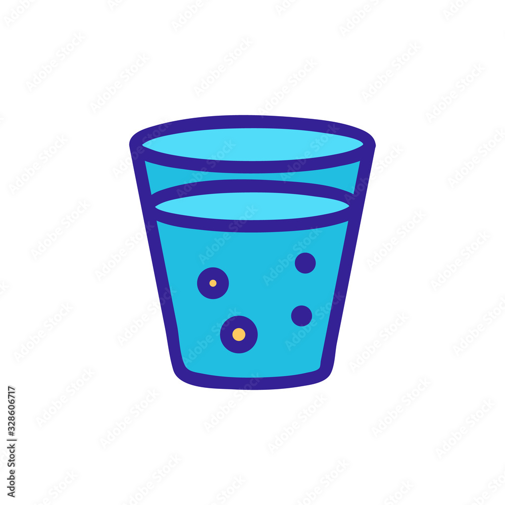 soda icon vector. Thin line sign. Isolated contour symbol illustration soda icon vector. Thin line sign. Isolated contour symbol illustration