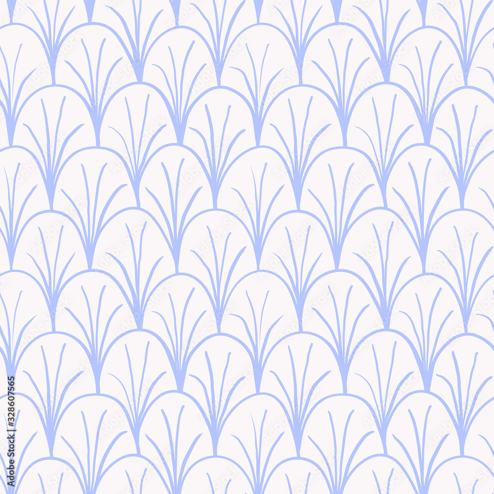 Blue shells seamless pattern Blue shells seamless pattern