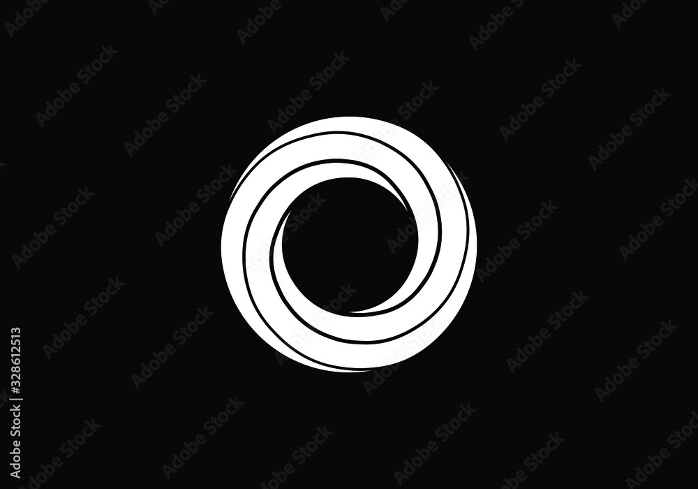 Abstract Circle shape, swirl or spiral symbol, Vector illustration. Abstract Circle shape, swirl or spiral symbol, Vector illustration.