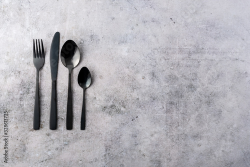 spoon and fork knife cutlery