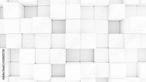 Fototapeta Naklejka Na Ścianę i Meble -  Abstract 3d rendering   CubesSeamless Background.