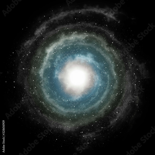 Fototapeta Naklejka Na Ścianę i Meble -  spiral galaxy in space