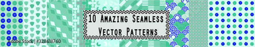 10 Amazing Seamless Vector Patterns Ice