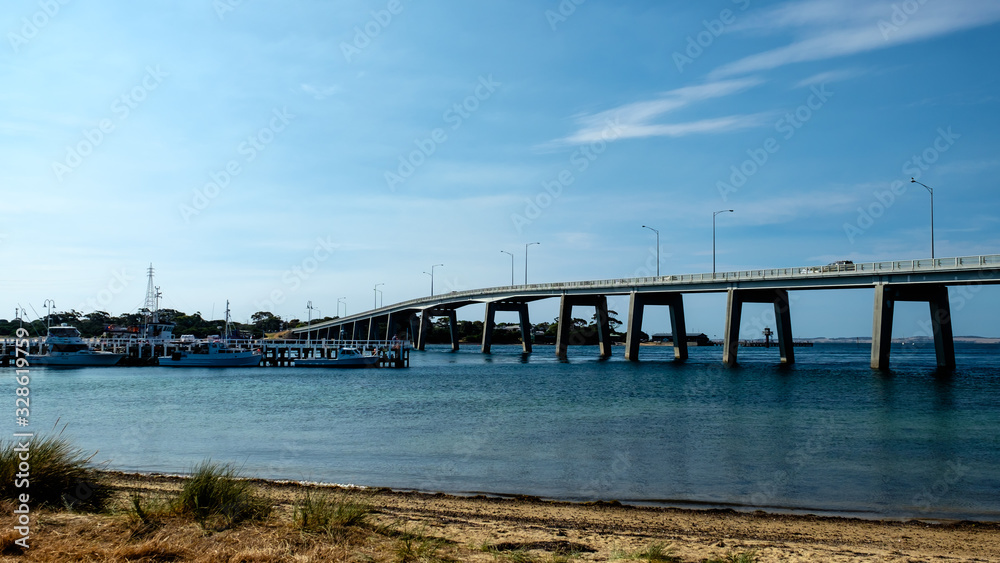 San Remo bridge connecting Phillip Island with San Remo area